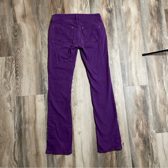 delia’s Straight Leg Purple Jeans SZ 5/6R - Picture 2 of 6